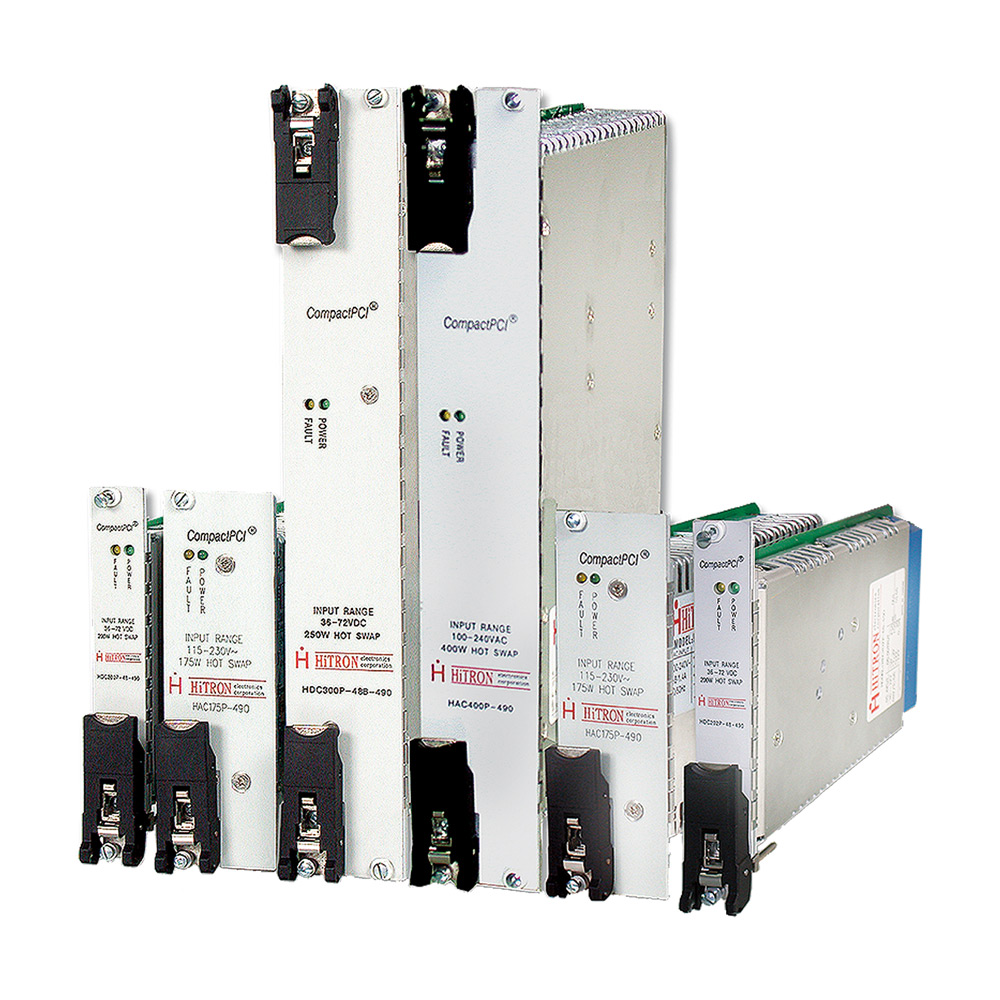 3U & 6U Compact PCI - cPCI Power Supply. 175W - 500Watts